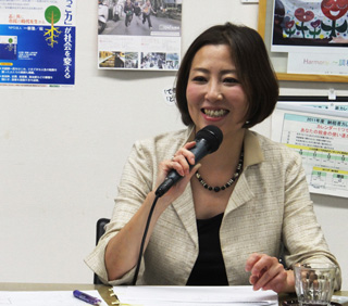 一新塾講師　菊地真紀子氏